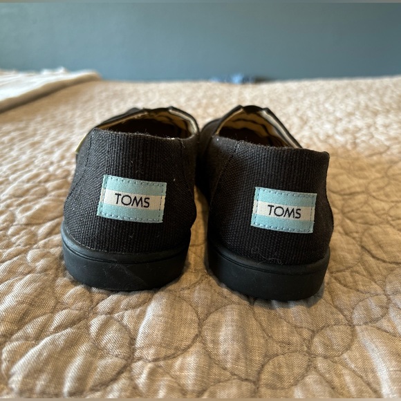 Tom’s Alpargata Cupsole Black Canvas Slip-on Size 8M New, No tags or box. - Picture 5 of 9